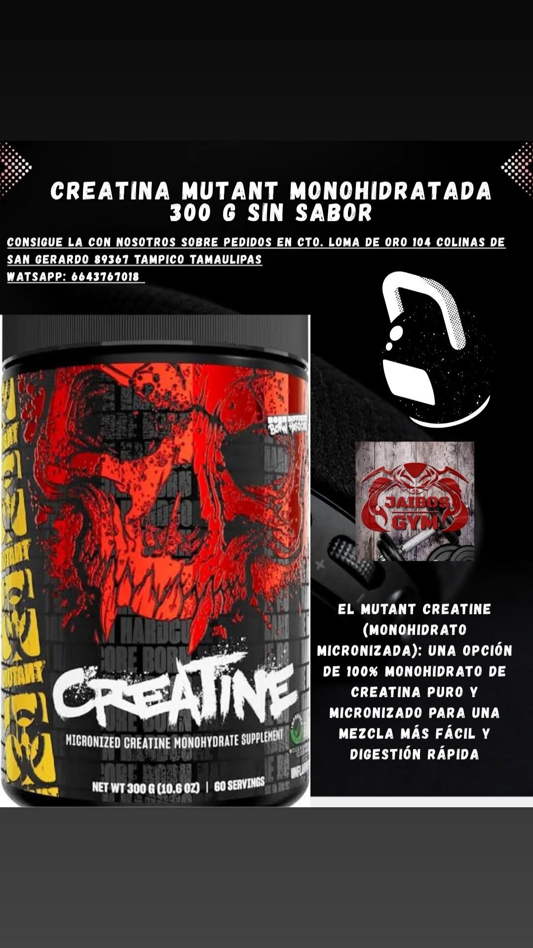 Creatina Mutant Monohidratada