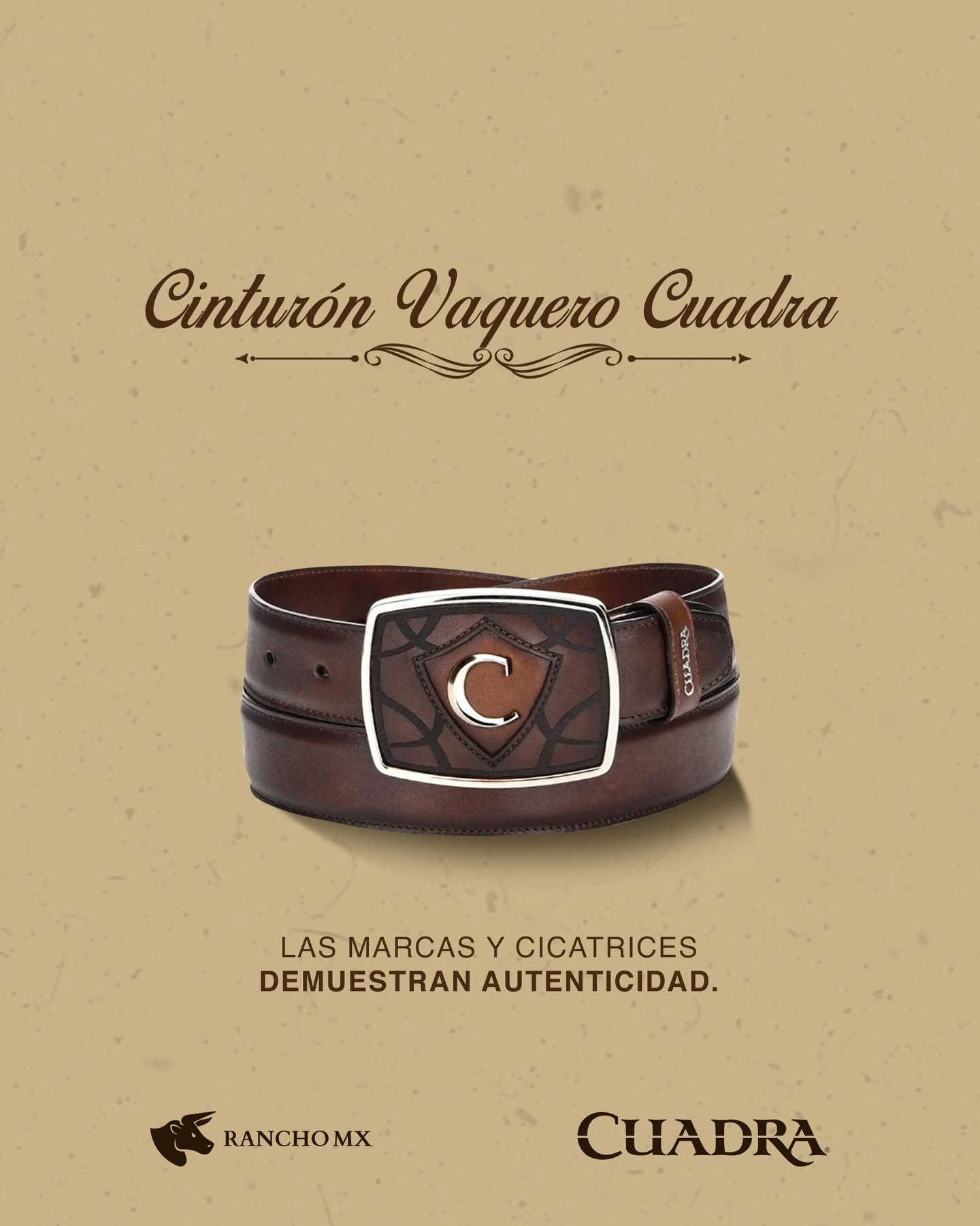 Cinturón Vaquero Cuadra