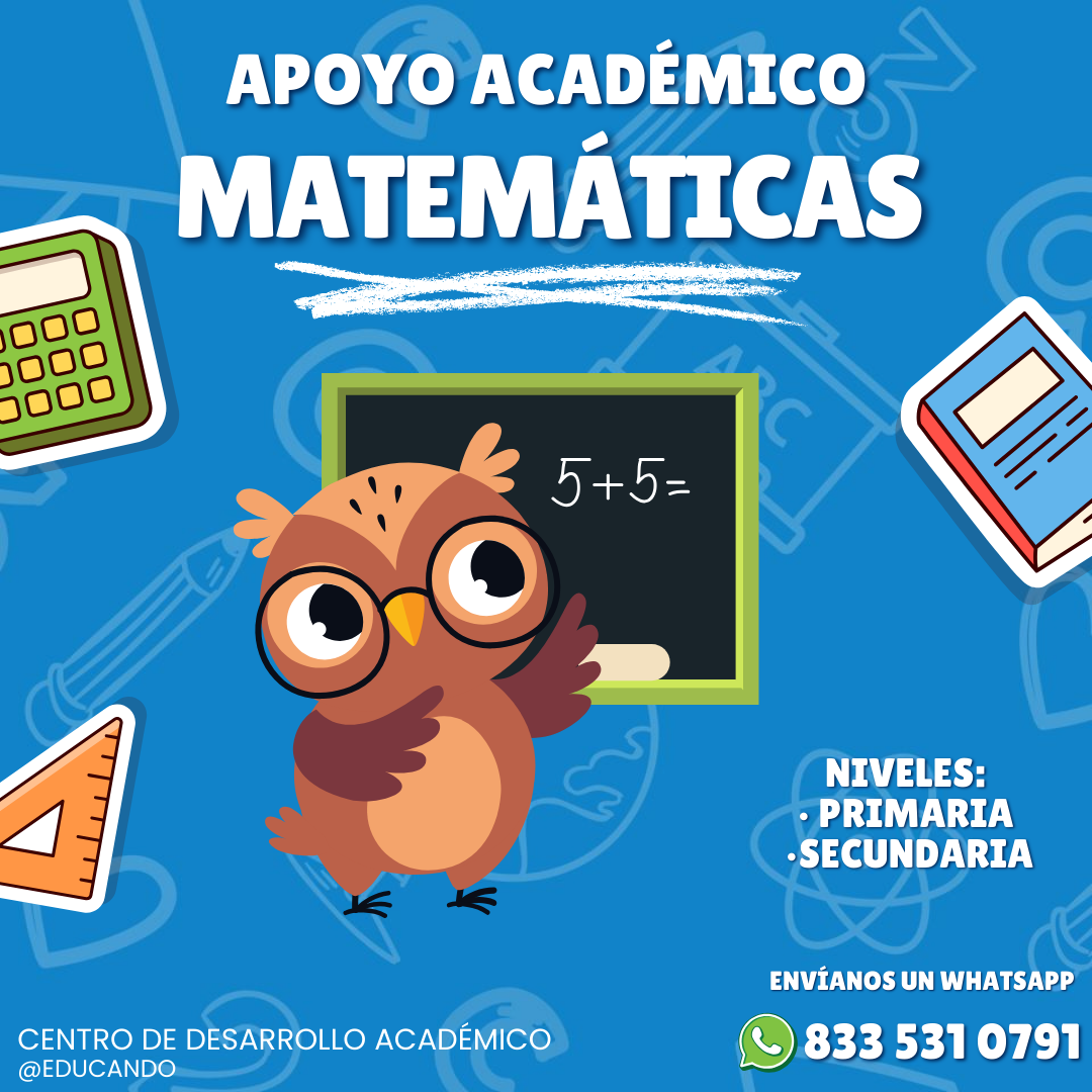 Apoyo académico Matemáticas